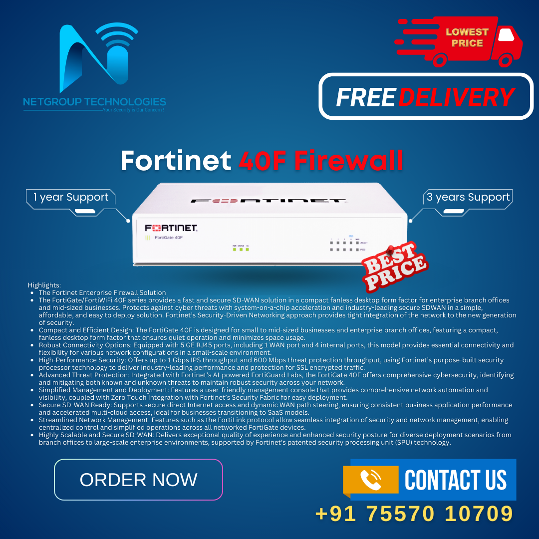 Fortigate 40F Firewall