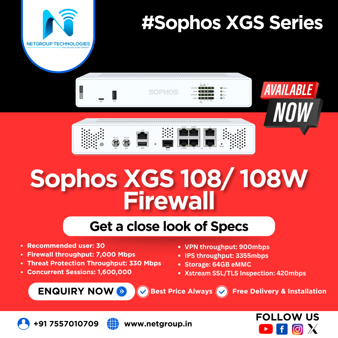 Sophos XGS 108 Firewall